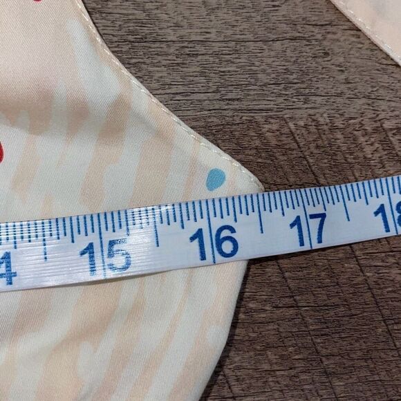 Hunter Bell Braden Dress Abstract Coral Lined Pockets Size 6 NWOT $485 - Picture 10 of 13